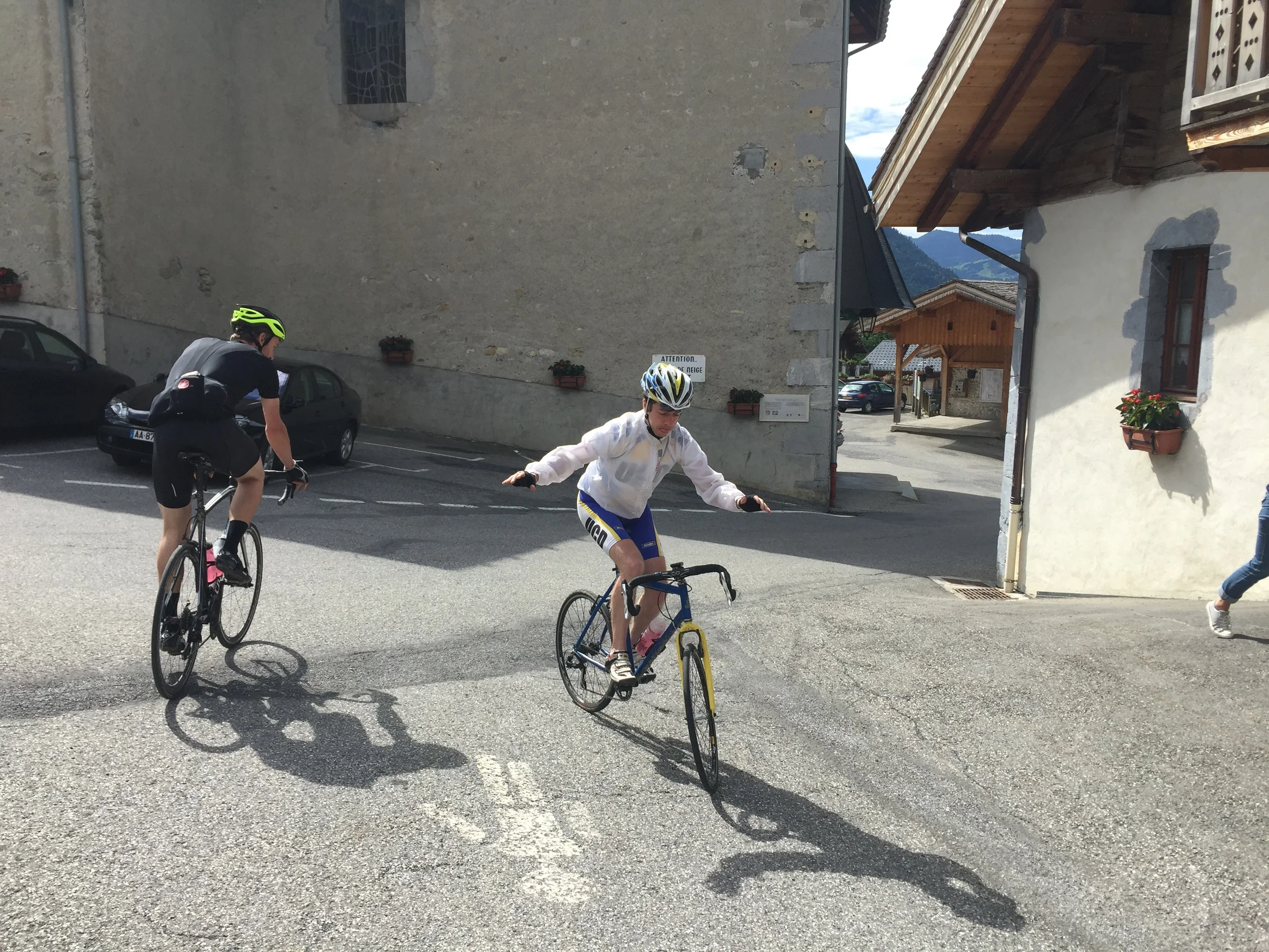 Showing off in La Giettaz