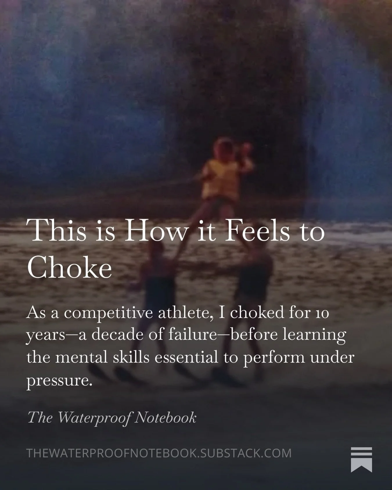 A nod to Ilia Malinin and Alysa Liu and everyone who knows what it&rsquo;s like to choke&hellip; and find the joy again. 
.
(Link in bio.)
.
#choking #chokingprevention #olympics #sportspsychology #mentalskills