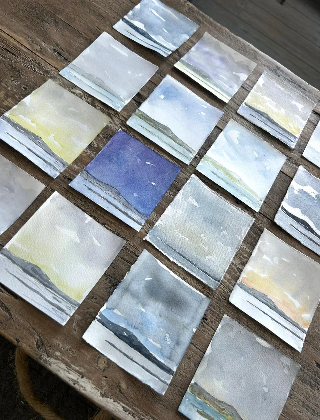 Capturing changing light in Orkney.