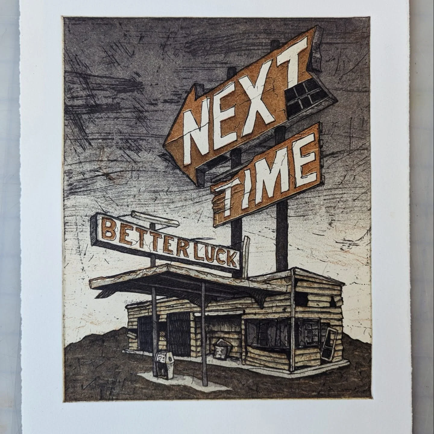 New 2 plate etching proof. (Not intentionally related to the election results, but still appropriate...😩)
.
.
.
.
.
.
#art #process #printmaking #printmaker #printmakingart #print #etching #intaglio #intagioprintmaking #illustration #drawing #rustpo