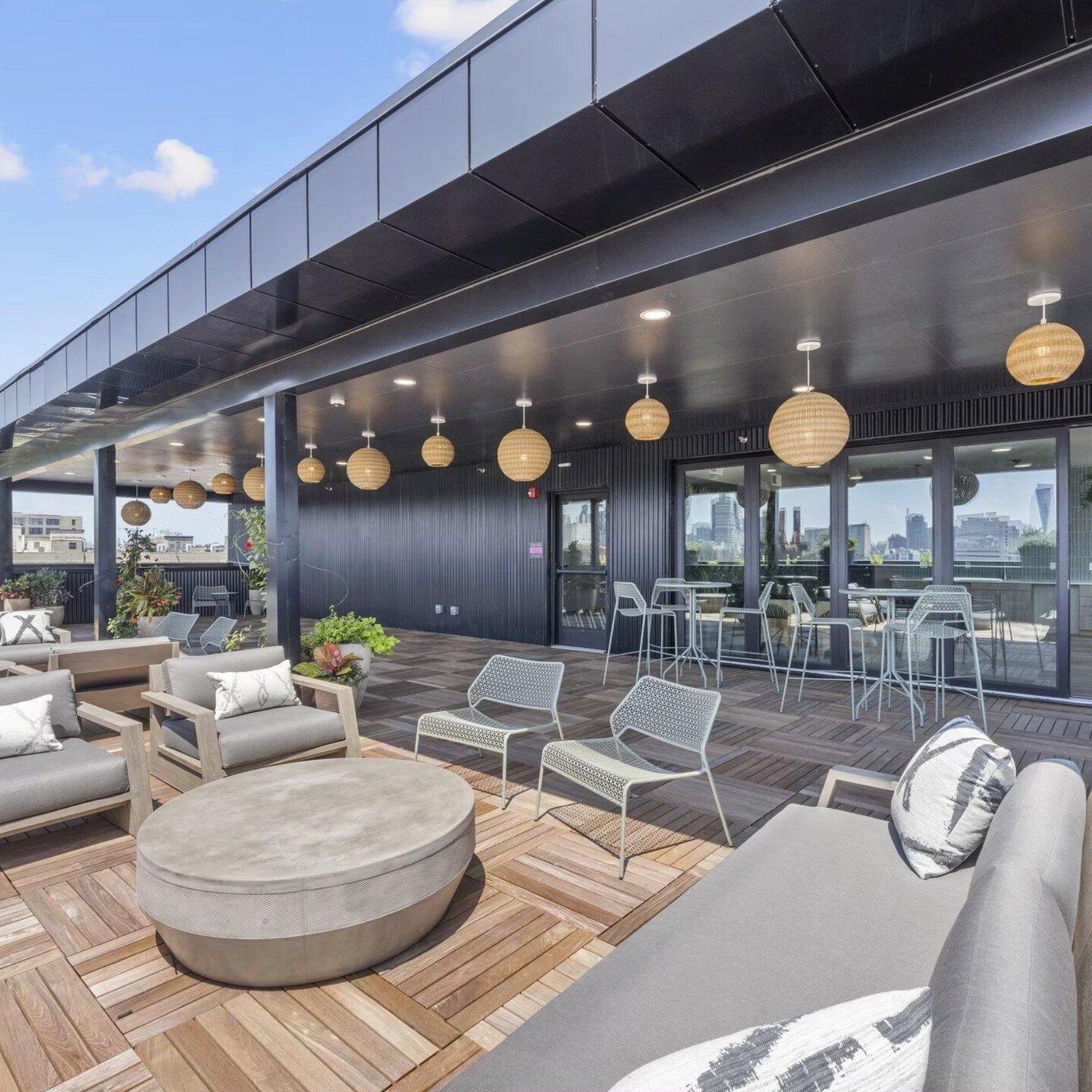 kick up your feet and enjoy the sun on this new roof deck!