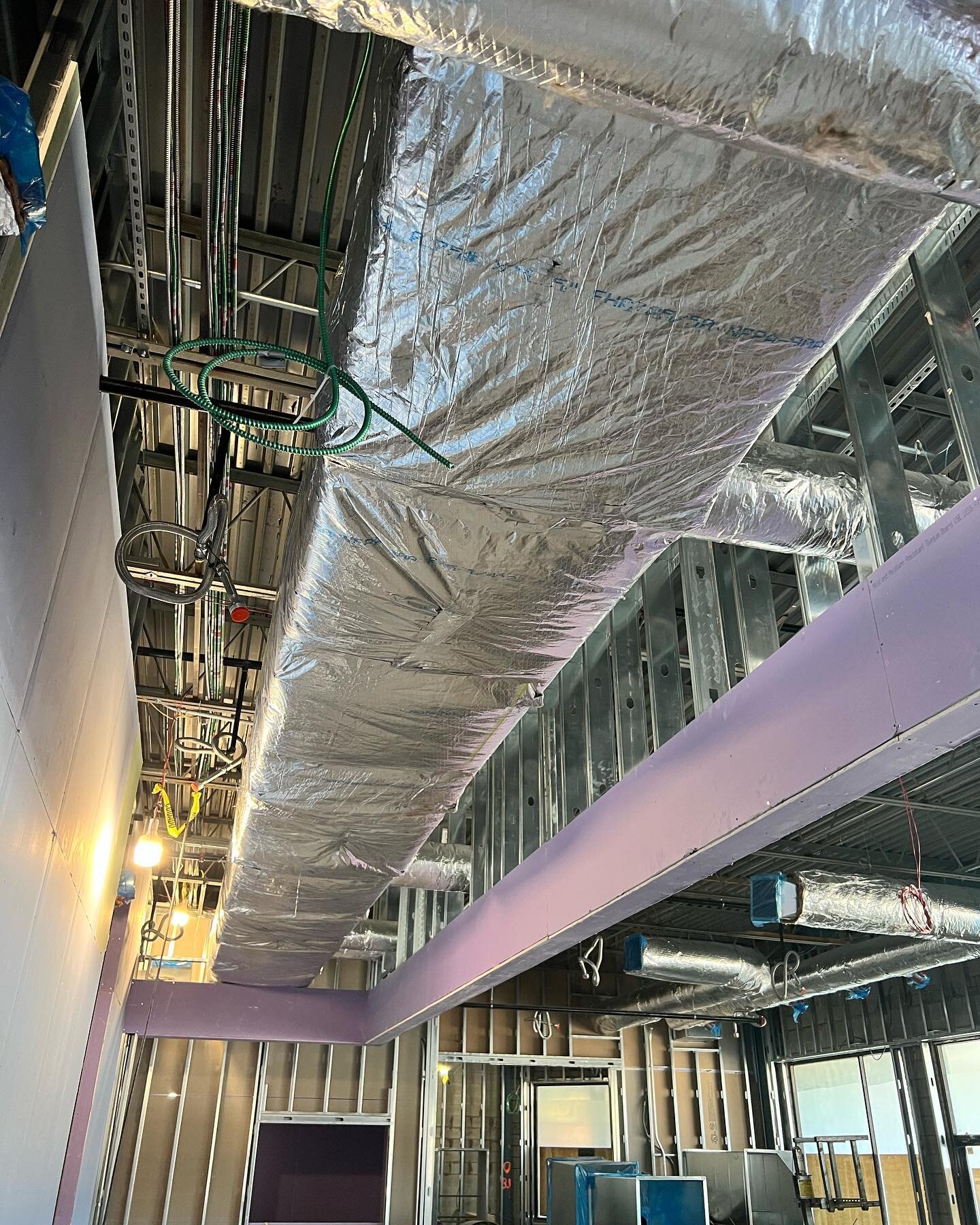 Camfred&rsquo;s outpatient fit-out project continues to push forward after passing all rough inspections&hellip;time to close walls!