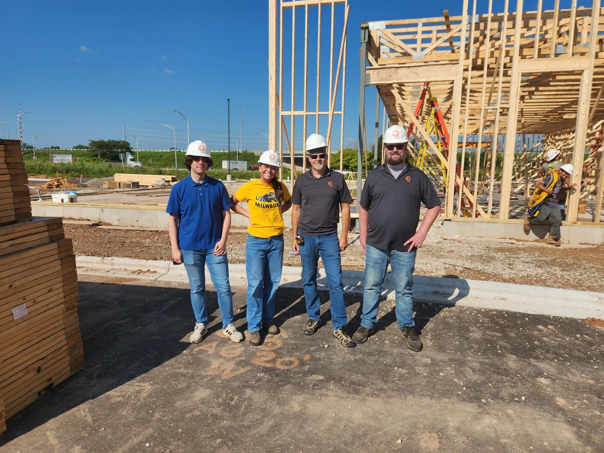 ACS is proud to be the Architect of Record for the new @longhornsteaks in Sheboygan, WI. Our Milwaukee team recently visited the site, part of the North Town development located off I-43, to get an up-close look at the construction progress. A huge t