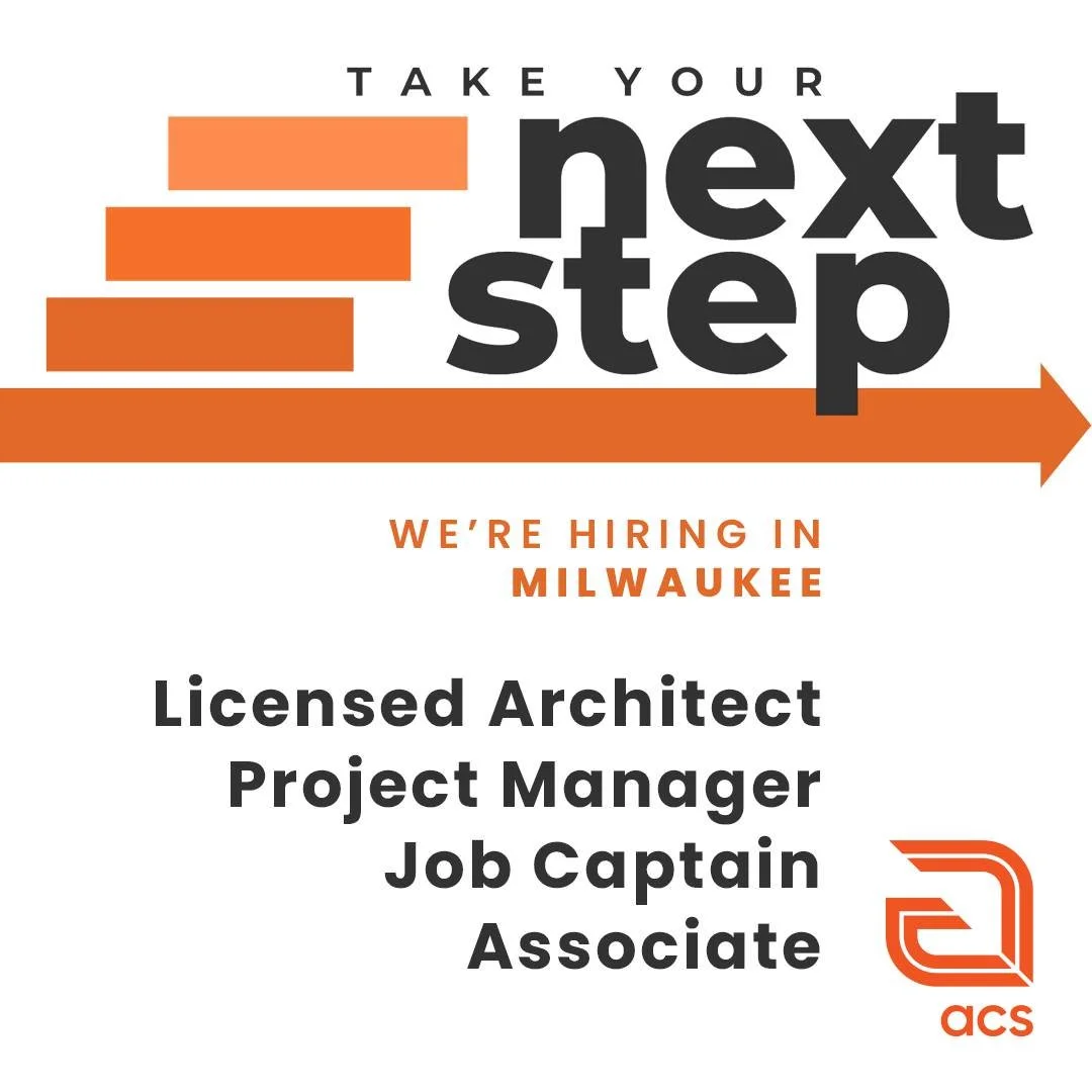 🏙️ **WE&rsquo;RE HIRING IN MILWAUKEE!**

Looking for your next opportunity in Architecture? We&rsquo;re growing our Milwaukee office and looking for talented, collaborative people to join our Team.

We&rsquo;re currently hiring for:
🏗️ Licensed Arc