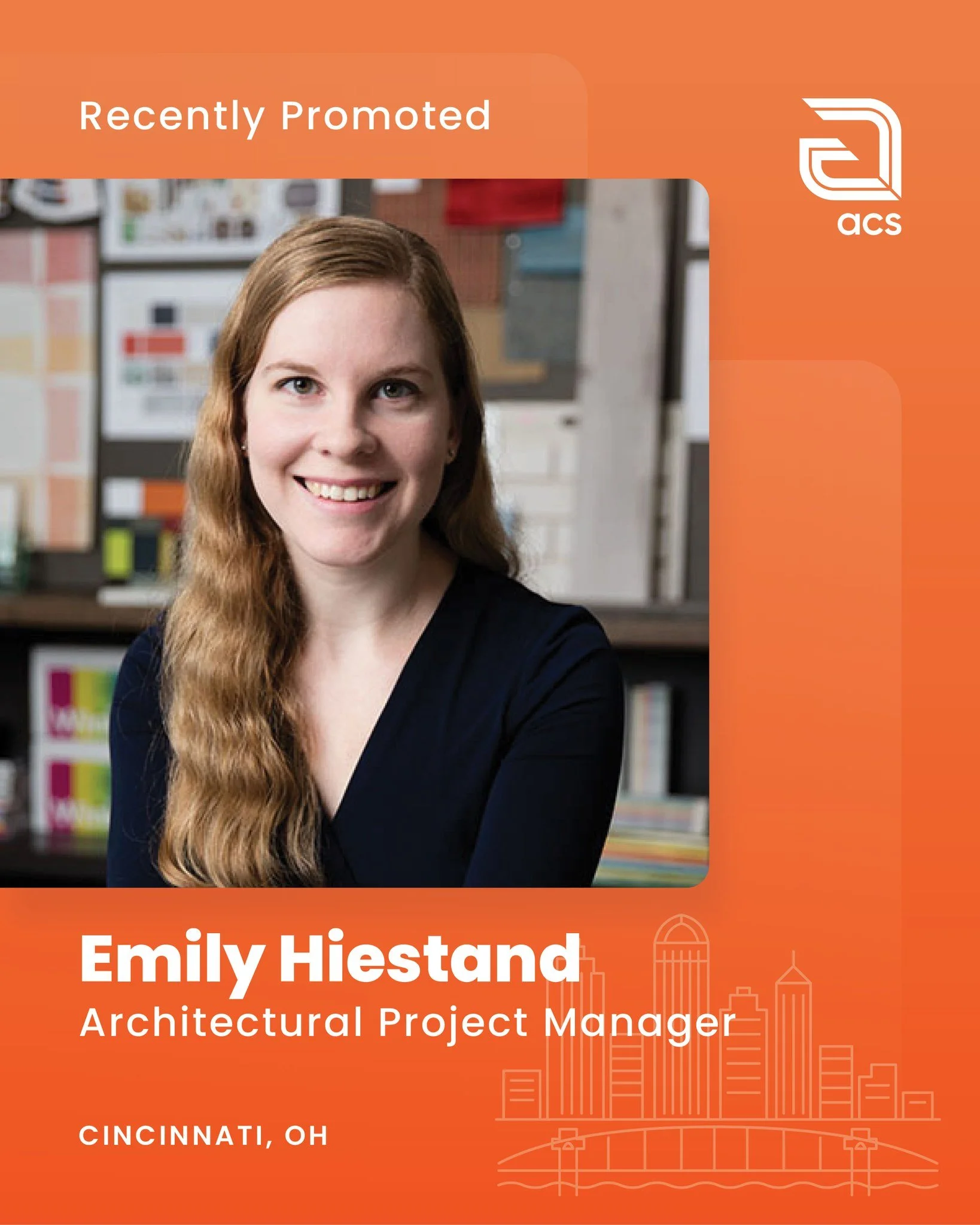 We&rsquo;re excited to share that Emily Hiestand has been promoted to Architectural Project Manager at ACS.

Emily has continued to grow into a strong project leader, bringing a thoughtful, detail-oriented approach to her work and a consistent abilit