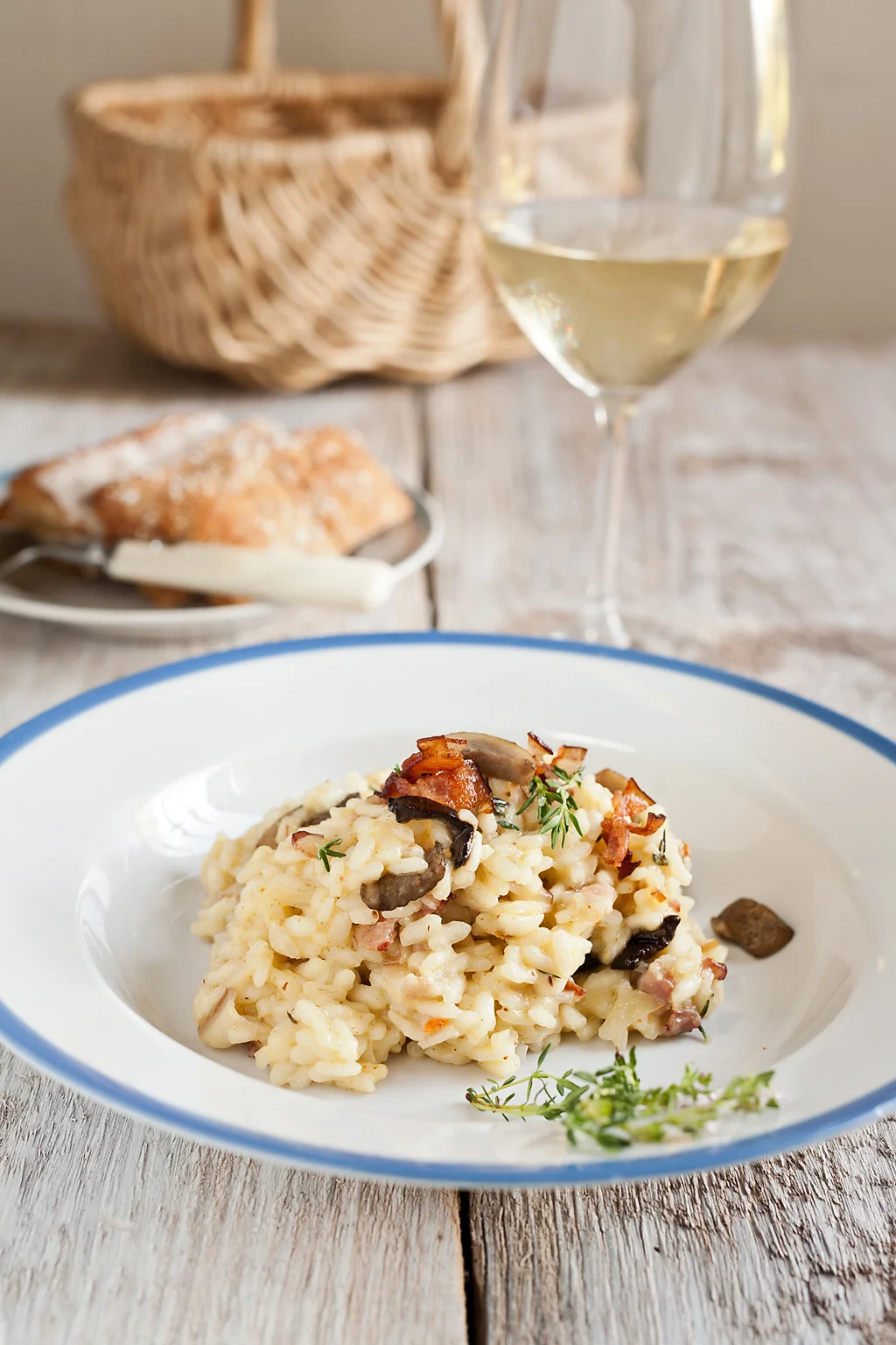 Puraviku-peekonirisoto