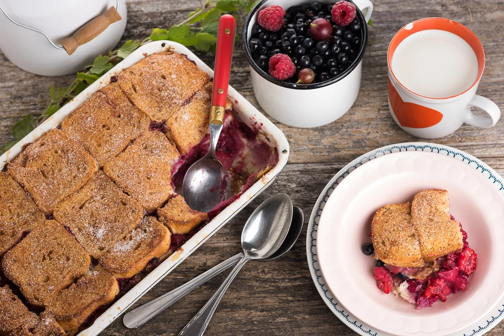 Saiavorm. Bread pudding