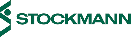 Stockmann logo with green text and symbol on white background.