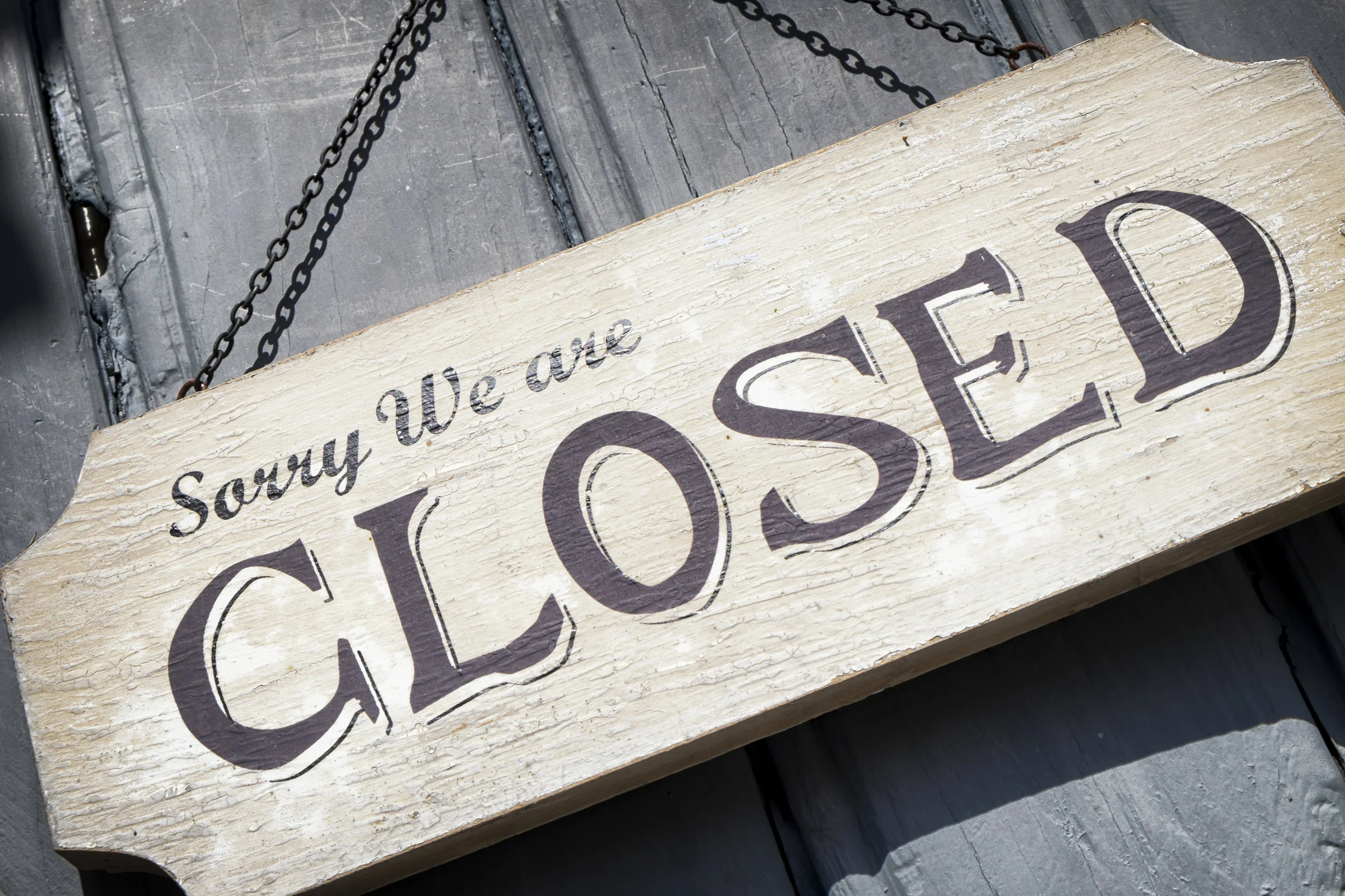 Closed for Sukkot