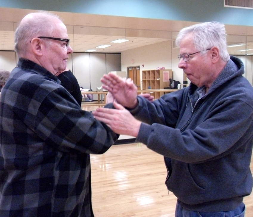 Two person Tai Chi class
