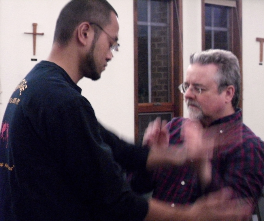 Two person Tai Chi class