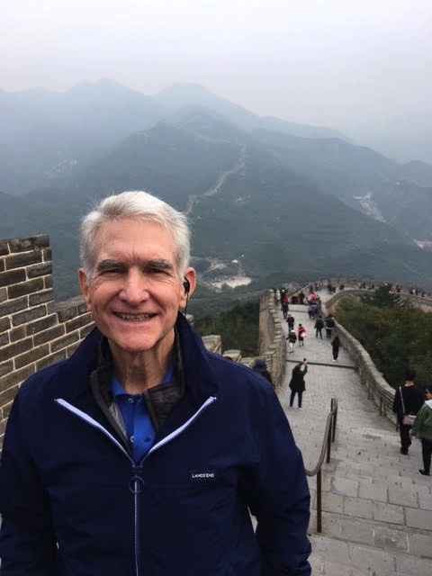 Bob on the Great Wall!  WOW!