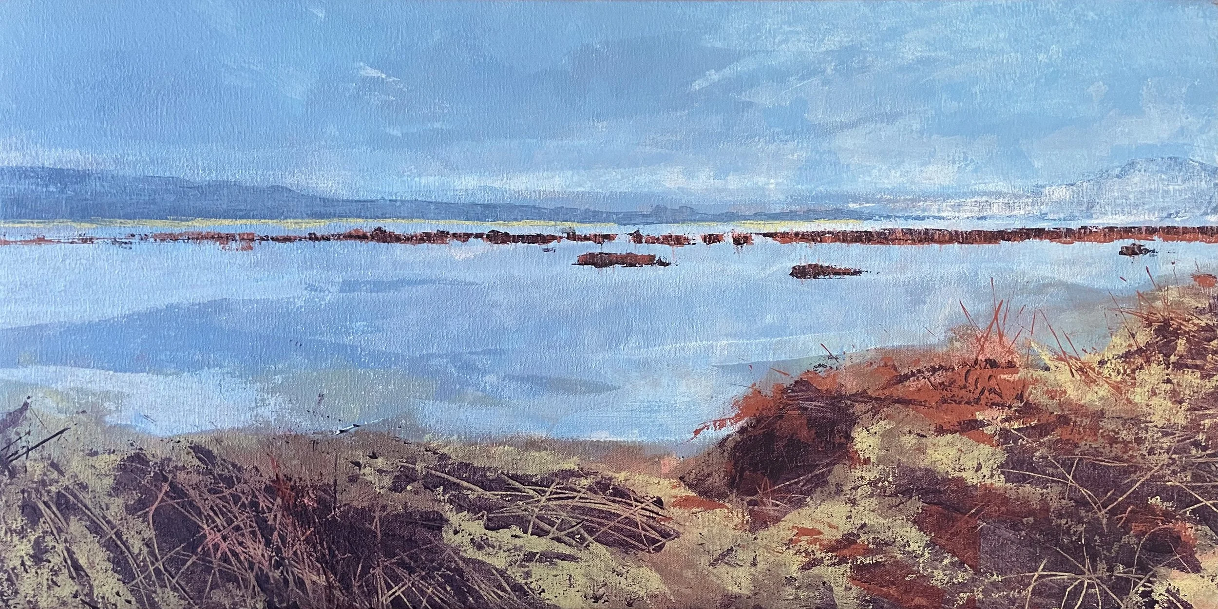 Echoes of an Inland Sea – Summer Lake
Acrylic, 15x30 inches
$1125
