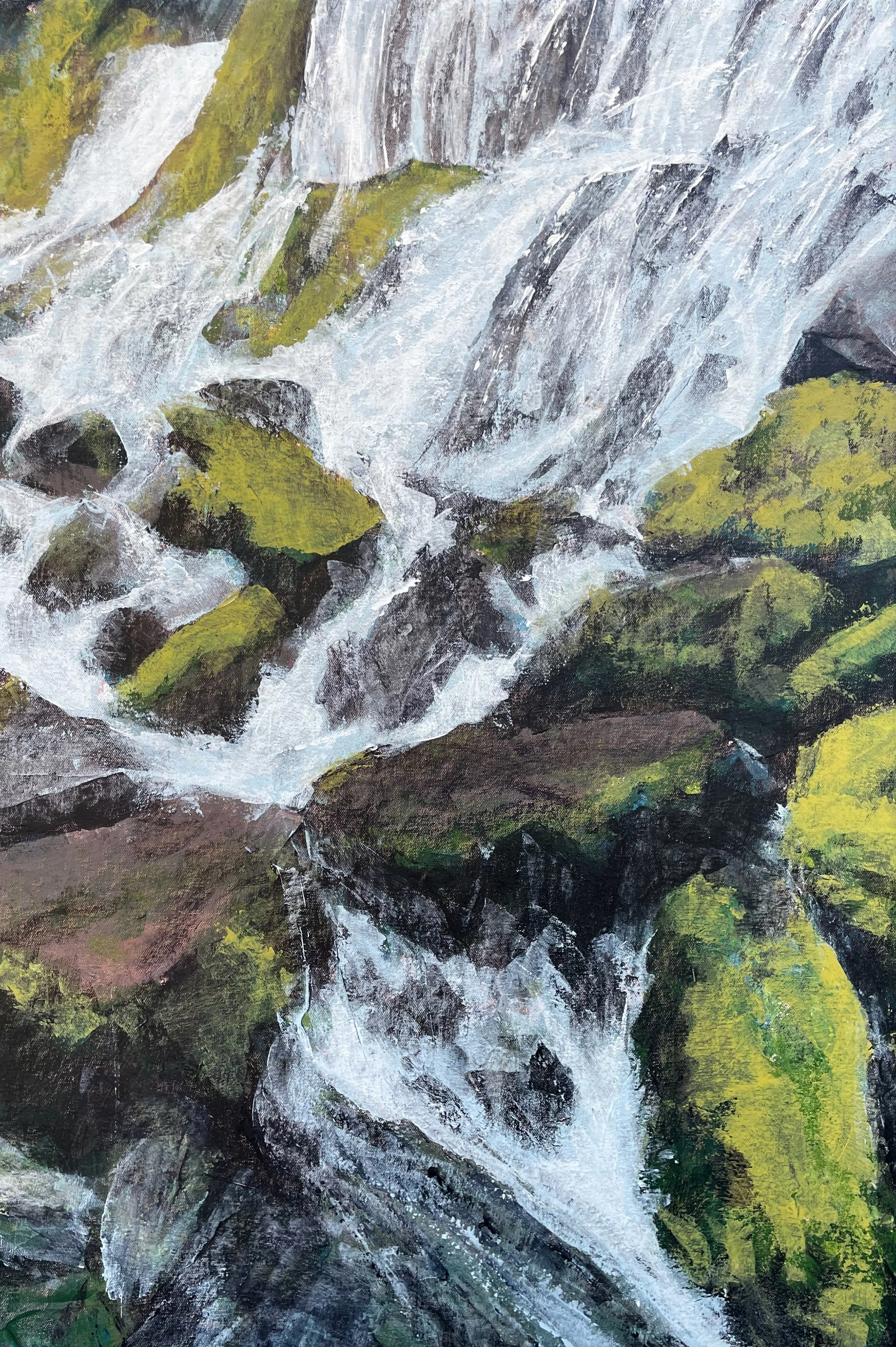 Diamond Creek Cascades, acrylic, 30x20 inches
$1200. more details
