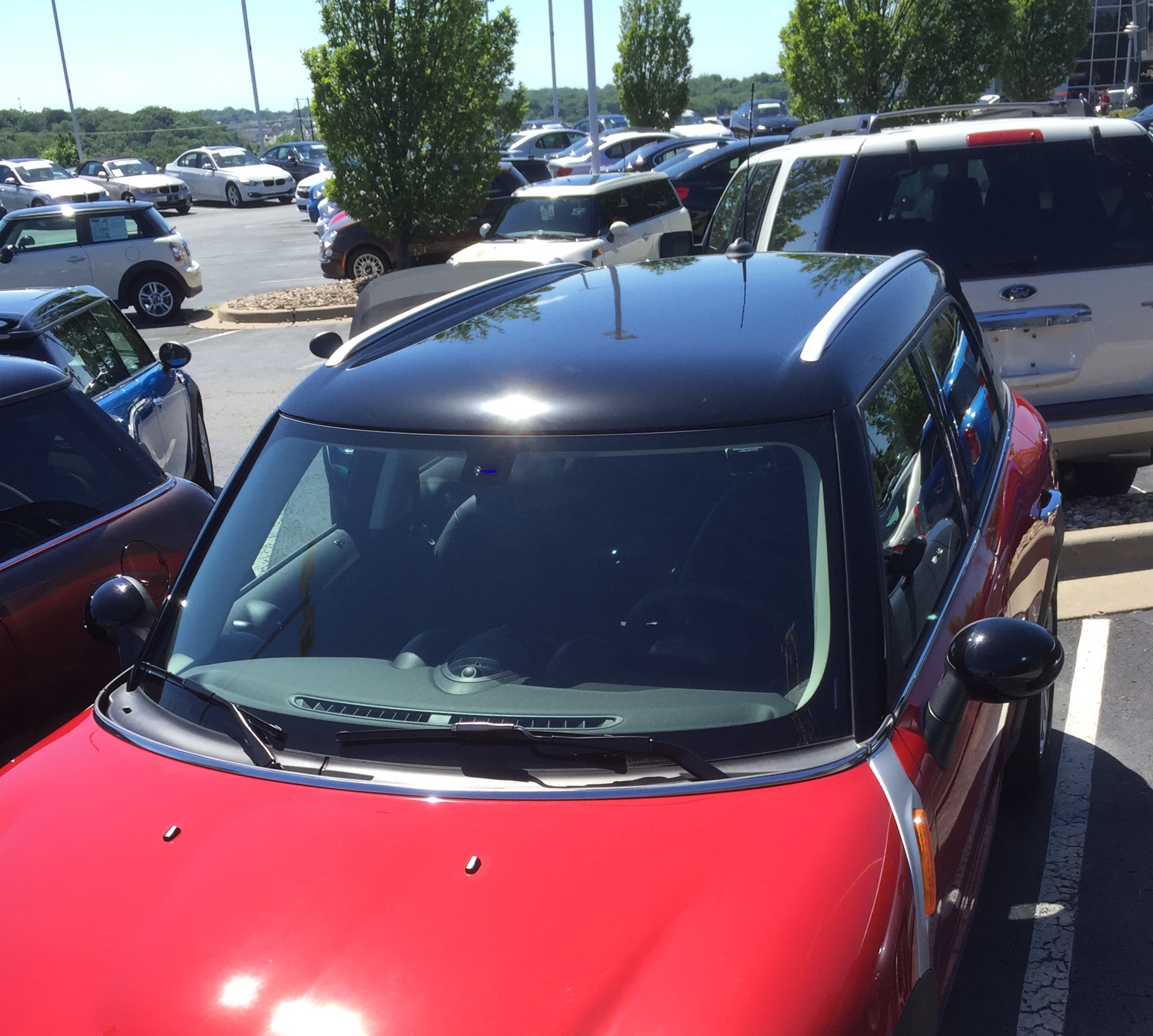 Gloss Black full roof wrap