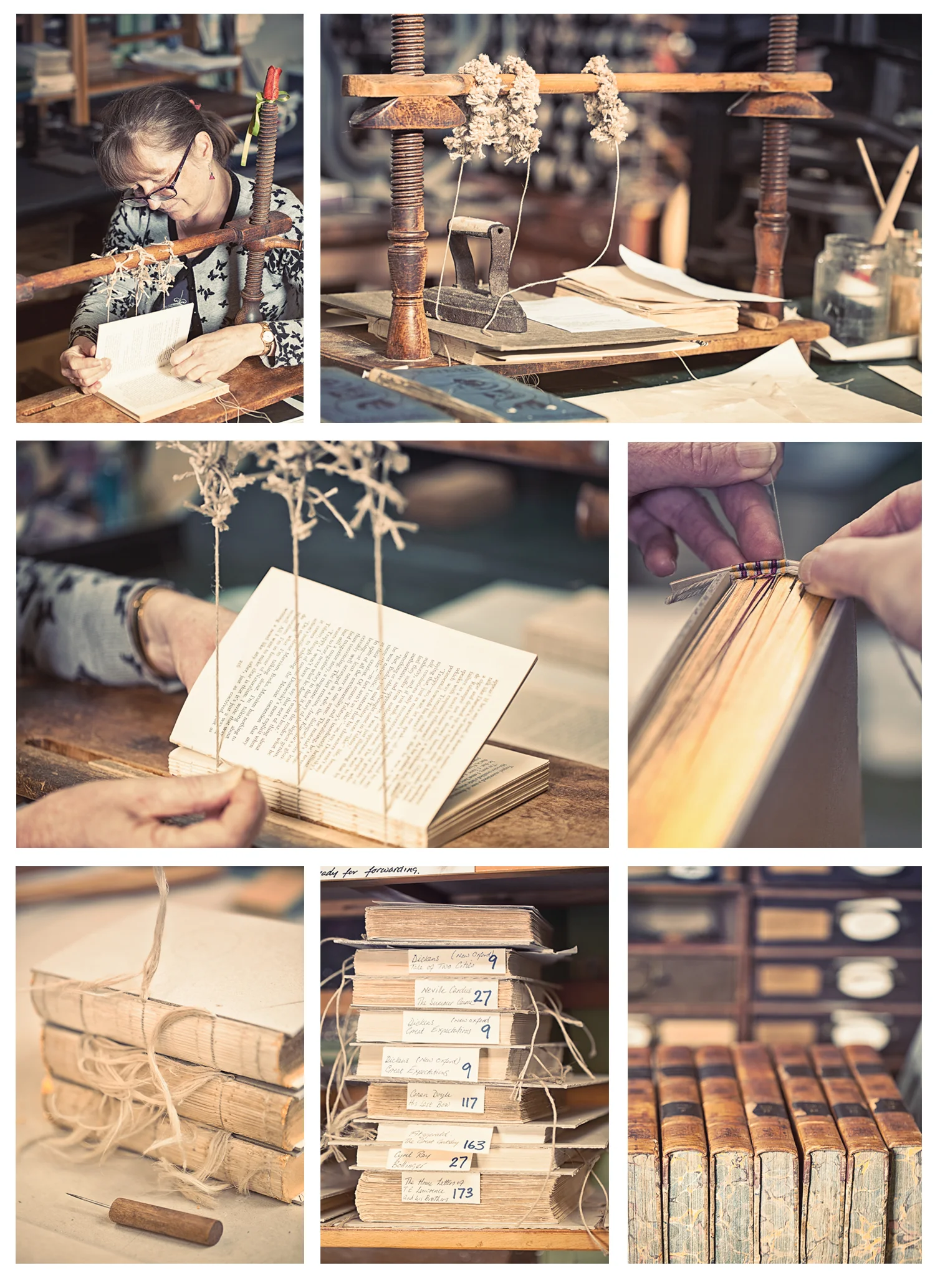 Nola Edwards @ George Bayntun, dealers of rare antiquarian books and book bindery