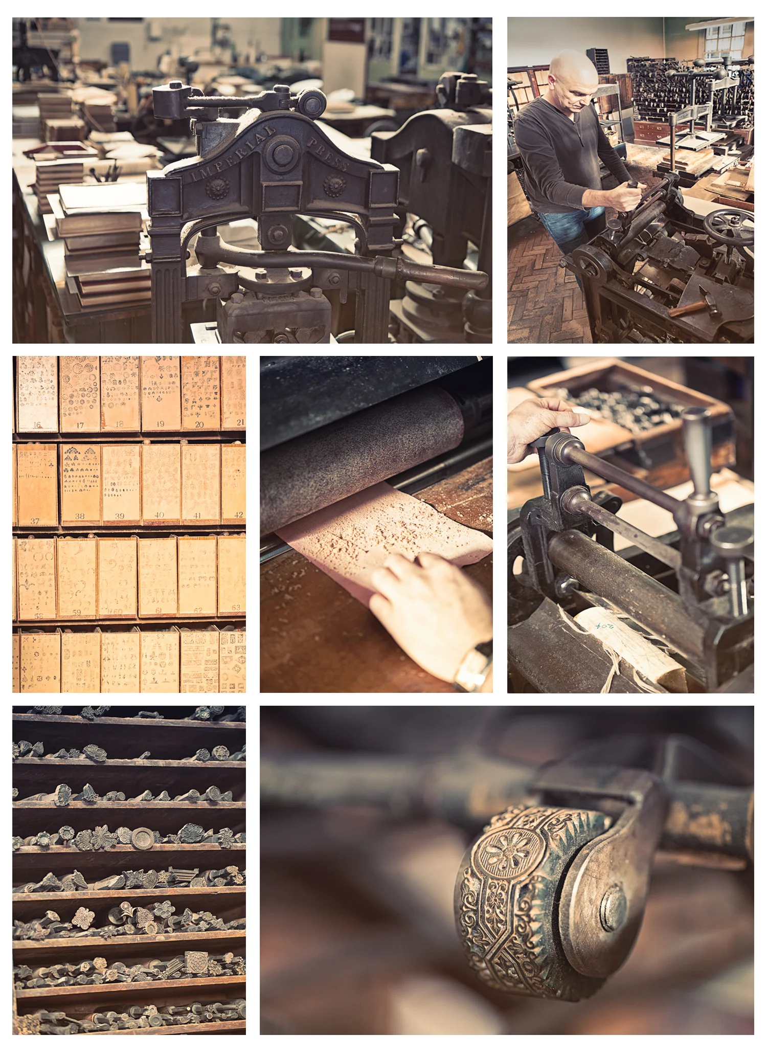 Don Alexander @ George Bayntun, Book bindery, Bath, UK