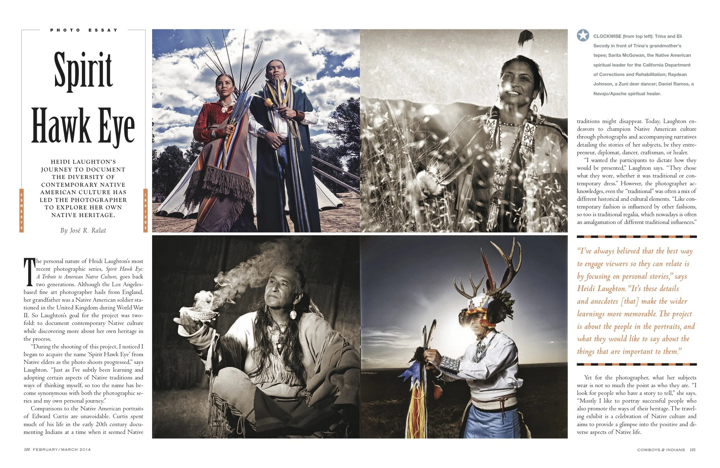 Native American Culture for Cowboys & Indians magazine