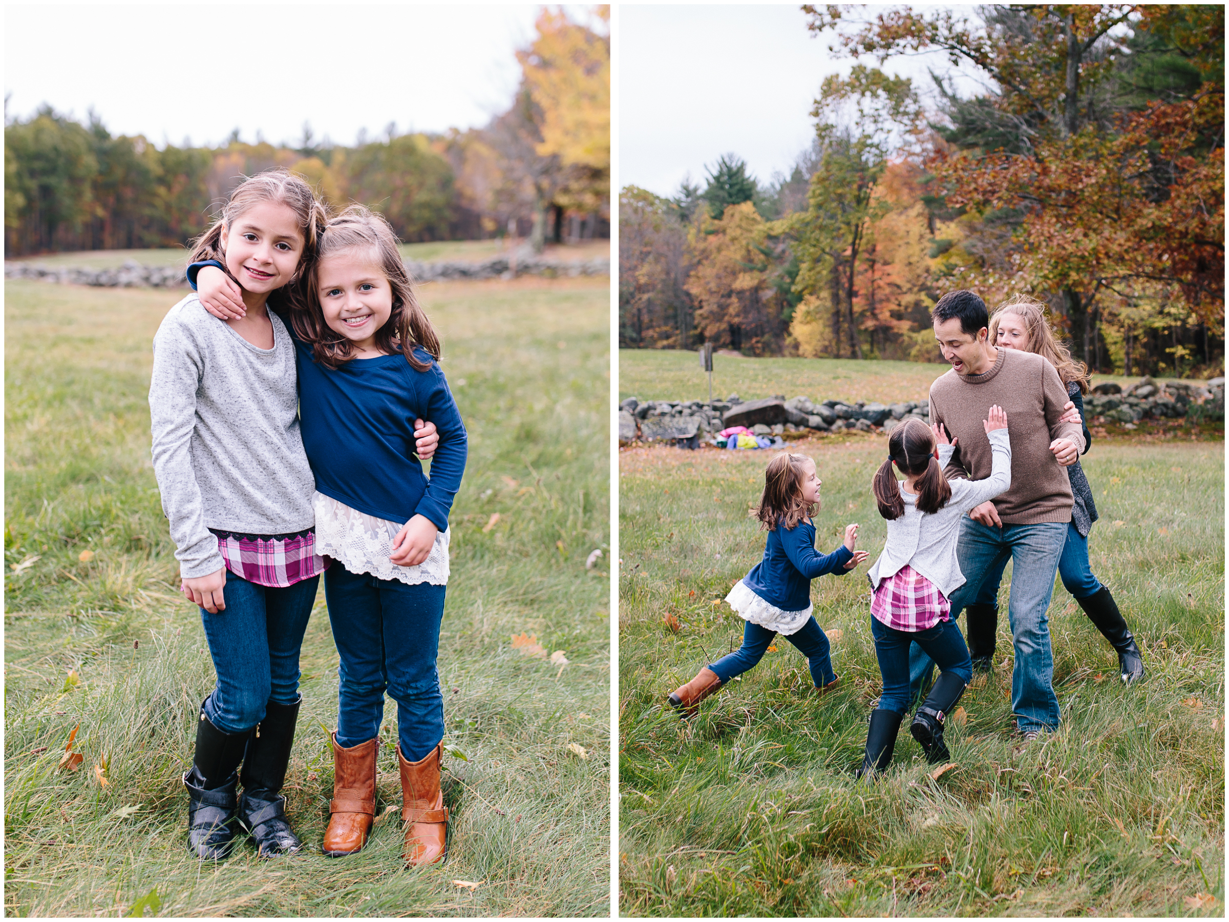 Fall autumn Monson Village Center family photography in Milford, New Hampshire