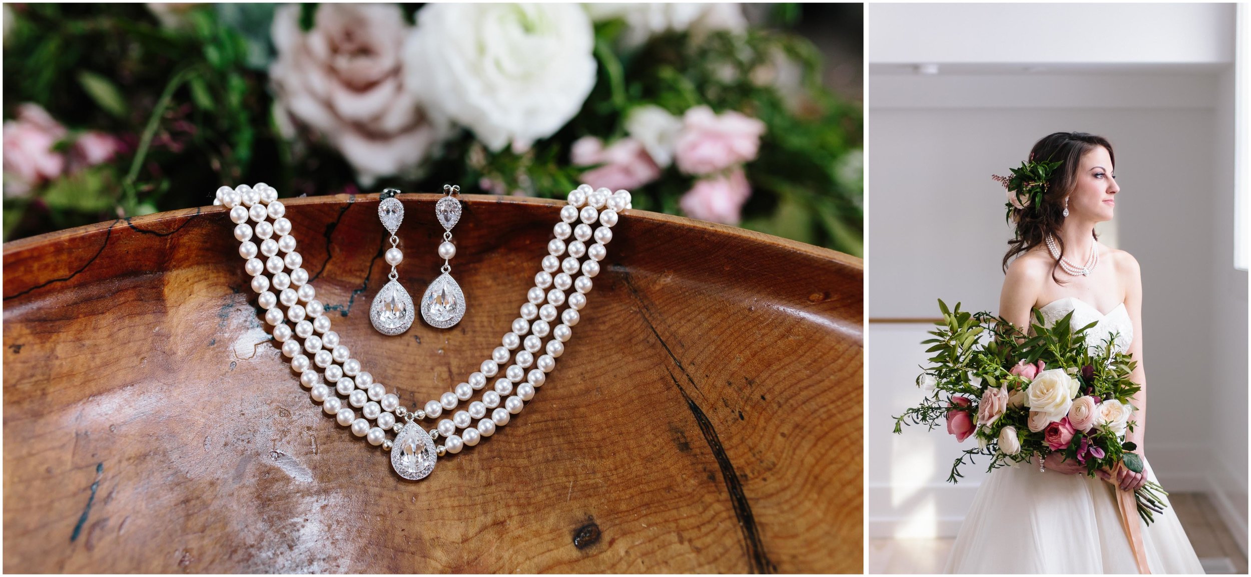 Intimate and romantic styled wedding photography in Lee, Massachusetts in the Berkshires - bride and jewelry