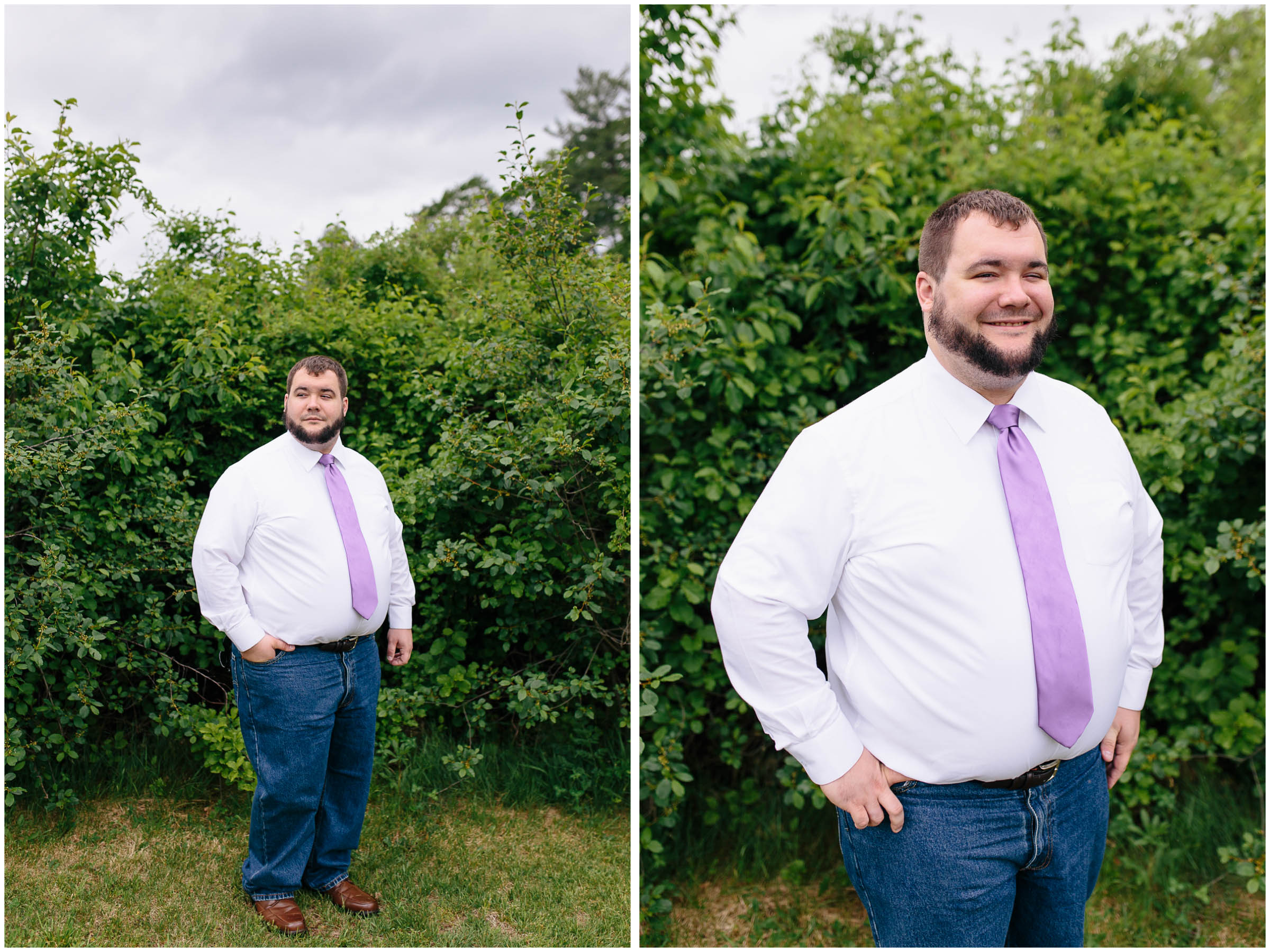 Charming Massachusetts countryside journalistic wedding by Ashleigh Laureen Photography - groom
