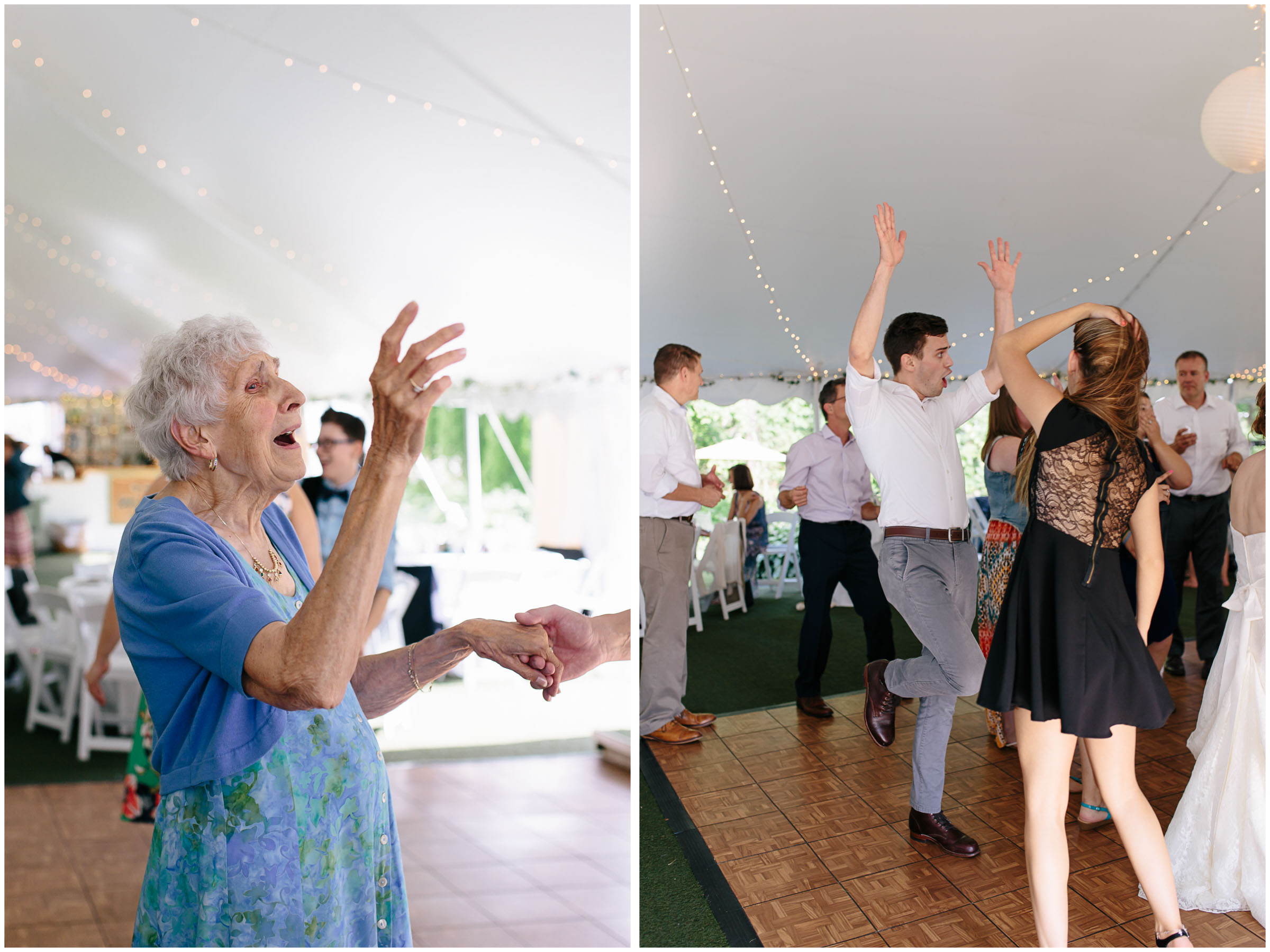 Sunny New Hampshire Summer Wedding at Mile Away Restaurant Milford - dancing