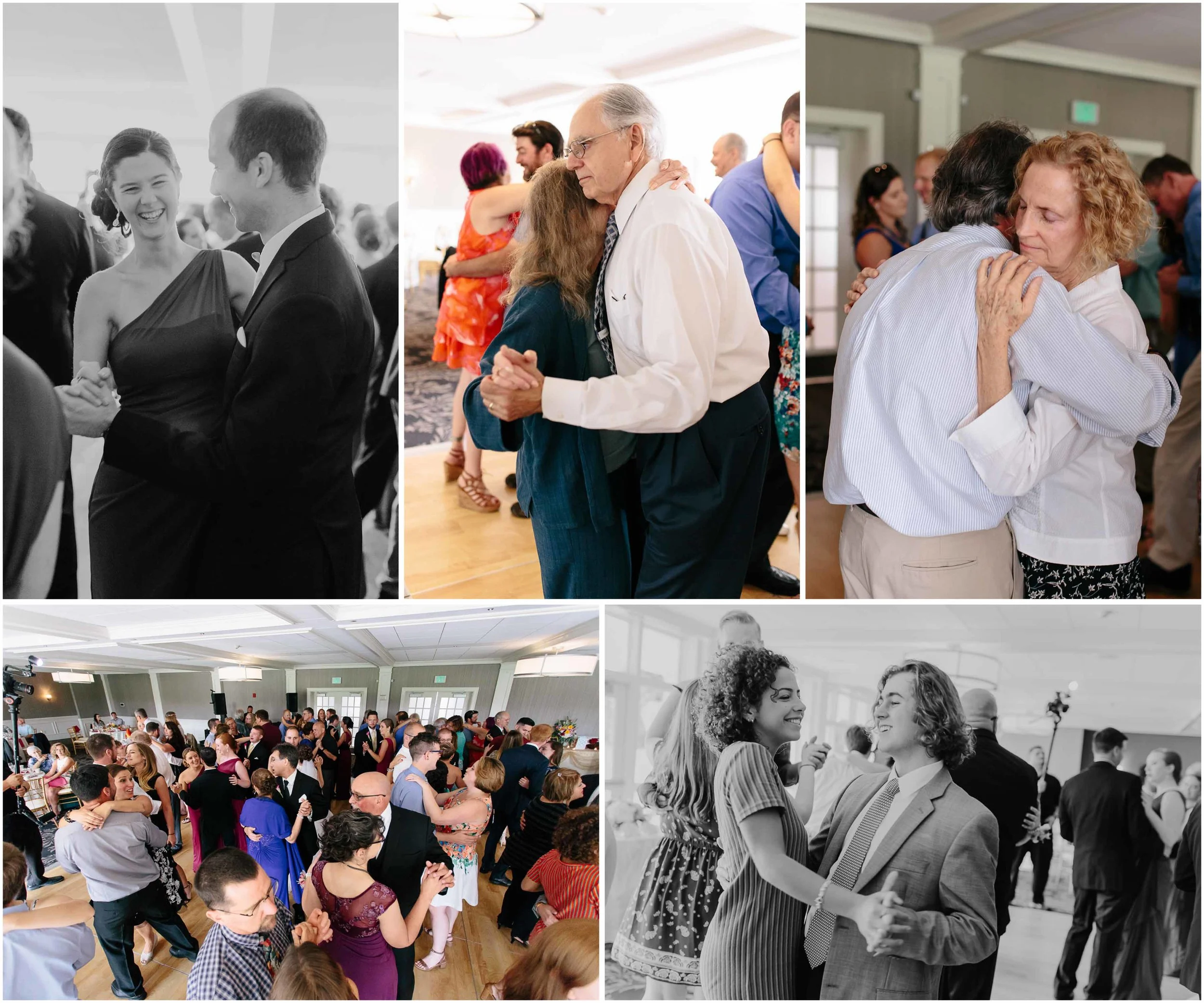 Chic New Hampshire Wedding at Manchester Country Club Bedford - dancing