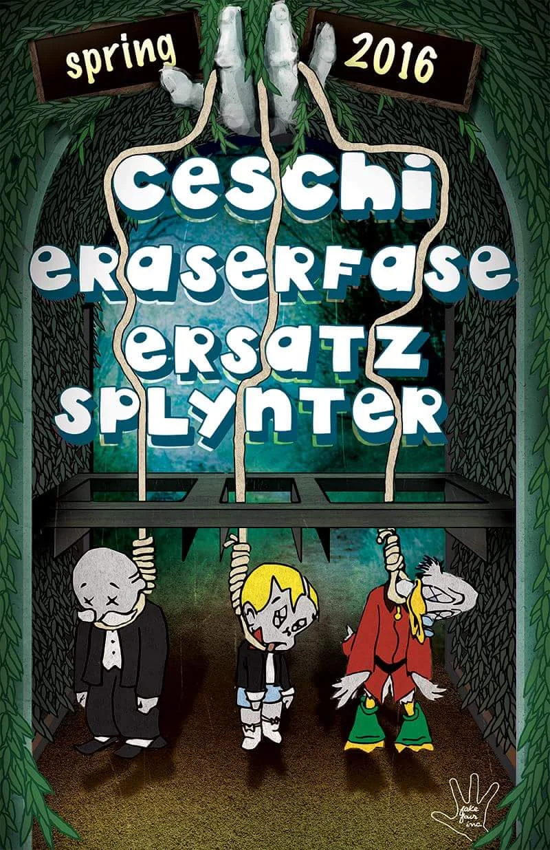 Ceschi/Eraserfase/Ersatz Splynter Post SXSW Tour