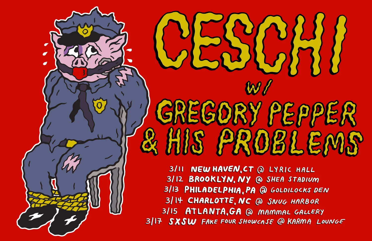Ceschi w/ Gregory Pepper & His Problems