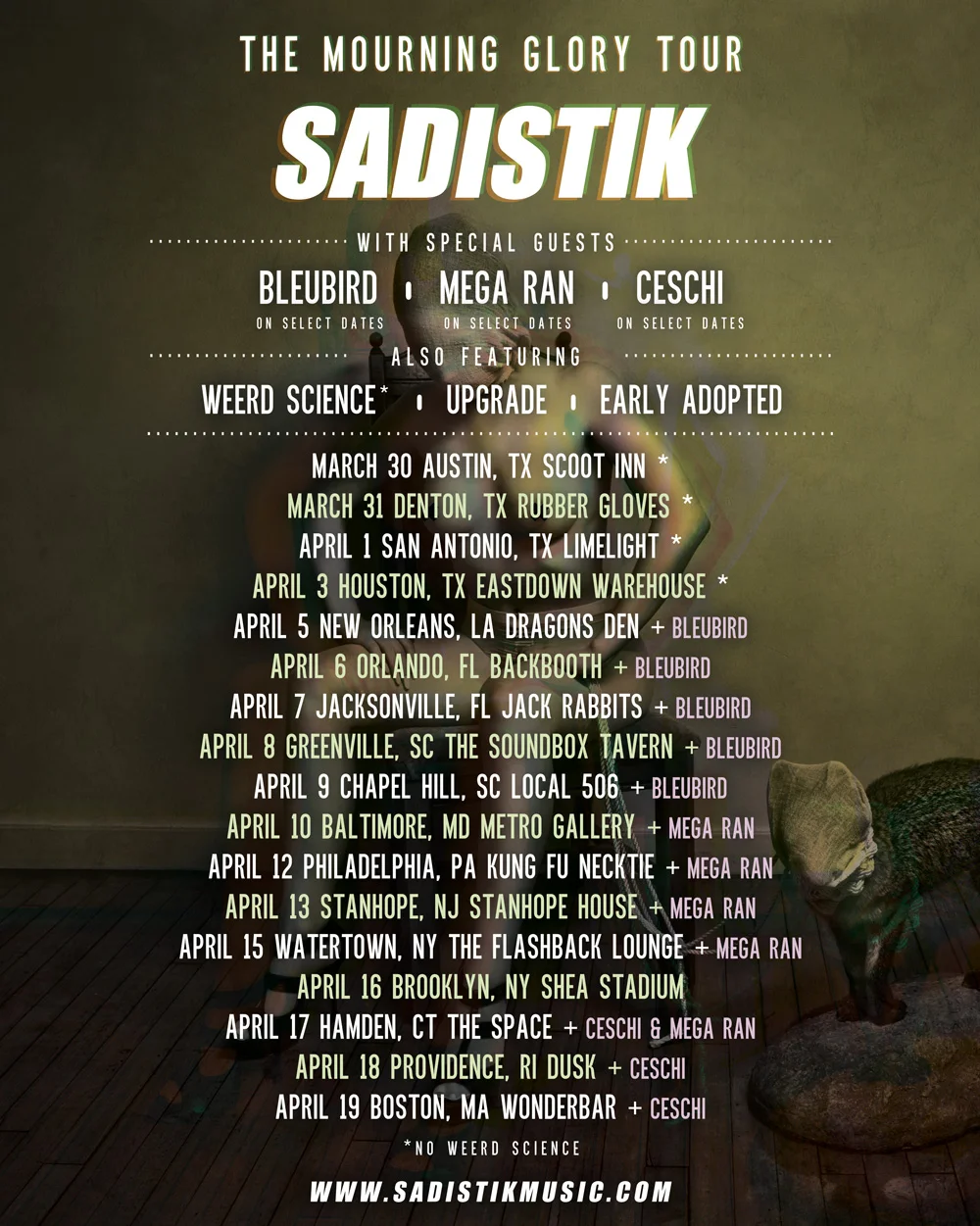 Sadistik, The Mourning Glory Tour