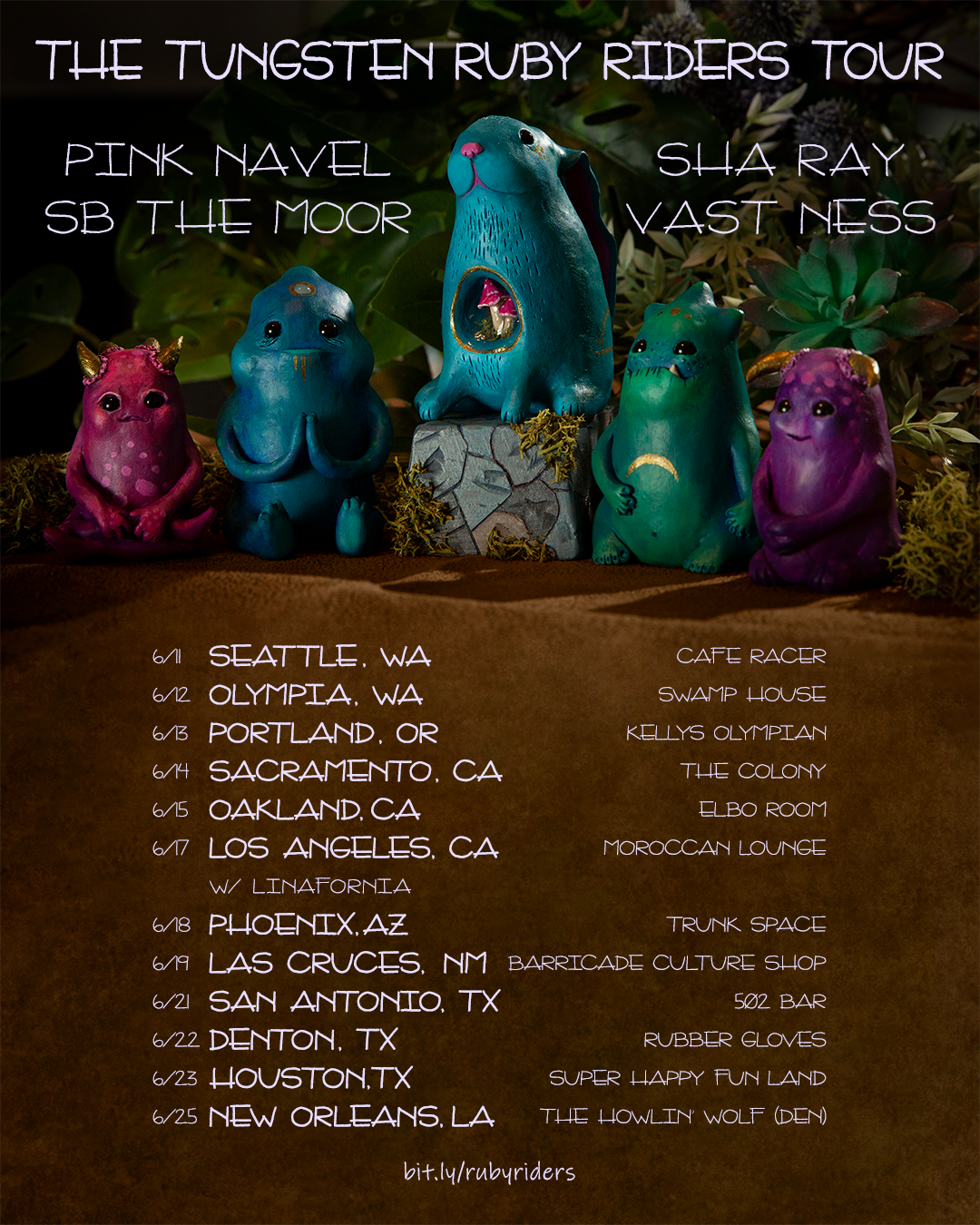Tungsten Ruby Riders June Tour
