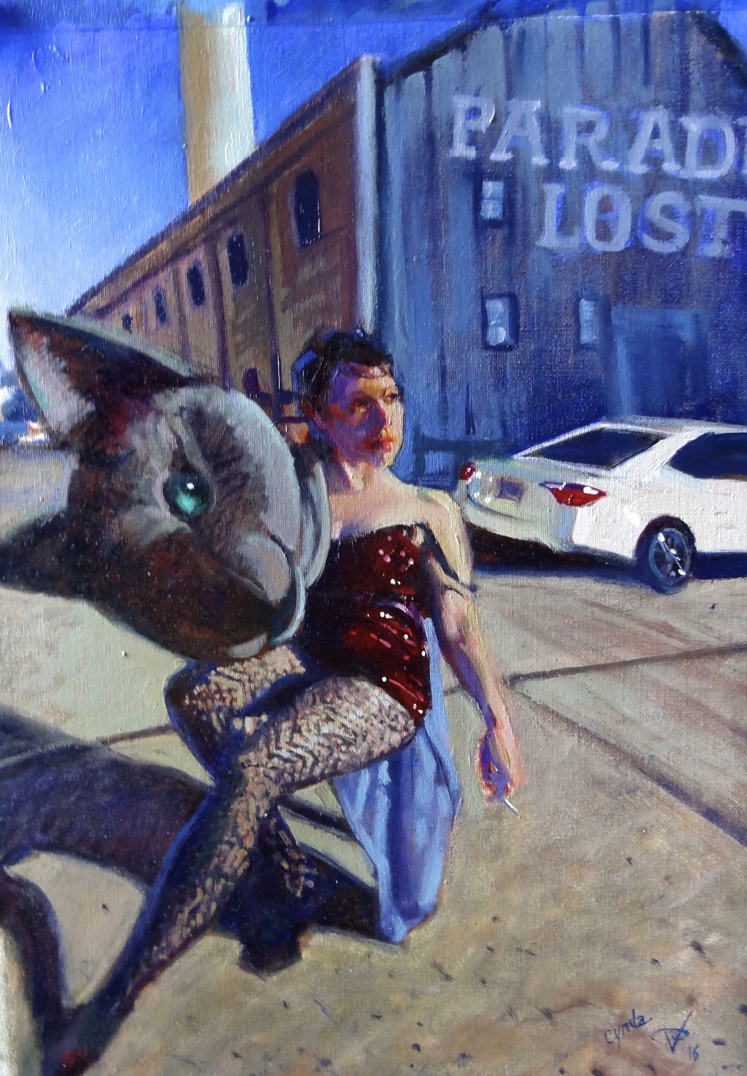 "Paradise Lost" oil on linen 17x13"