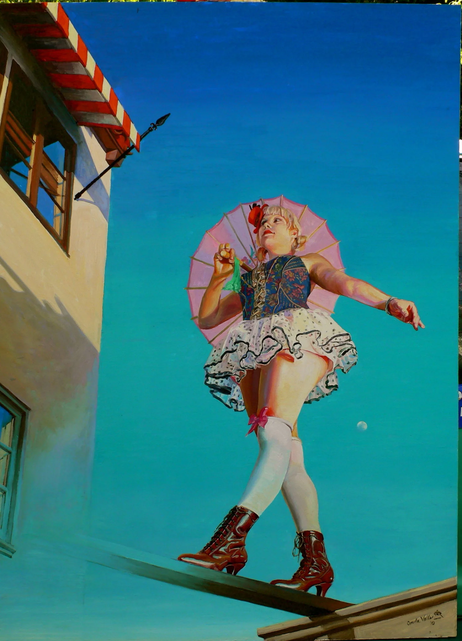 Walking the Plank, 45 X 35, Oil on Linen