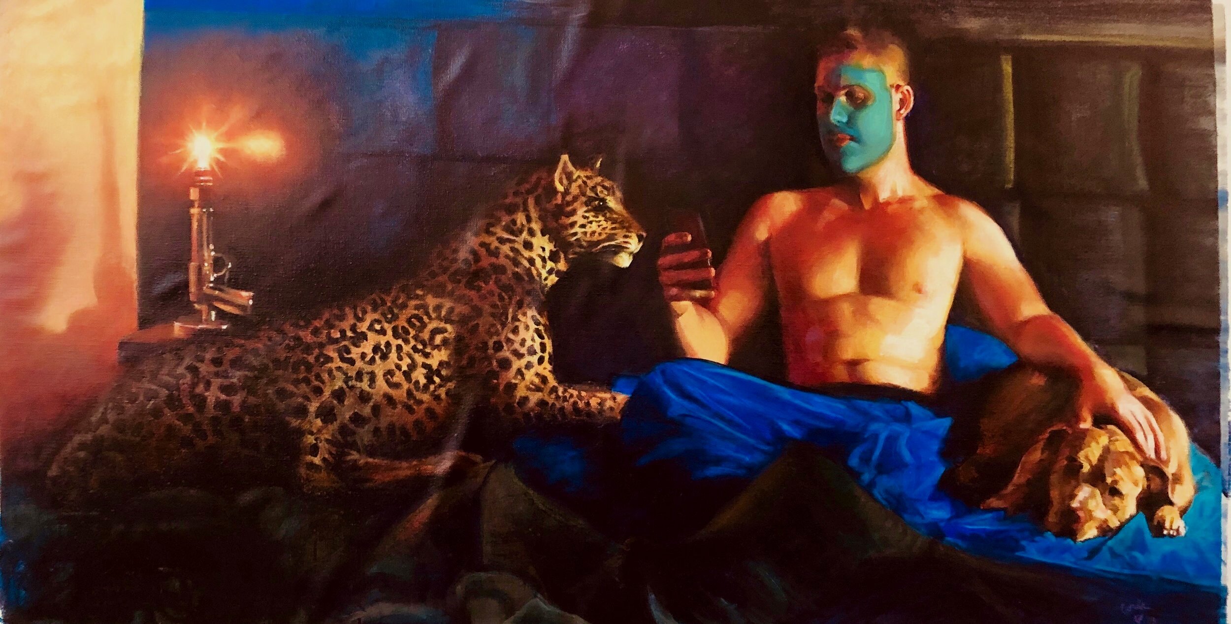 Lair of the Beast, 30 X 48, Oil on Linen