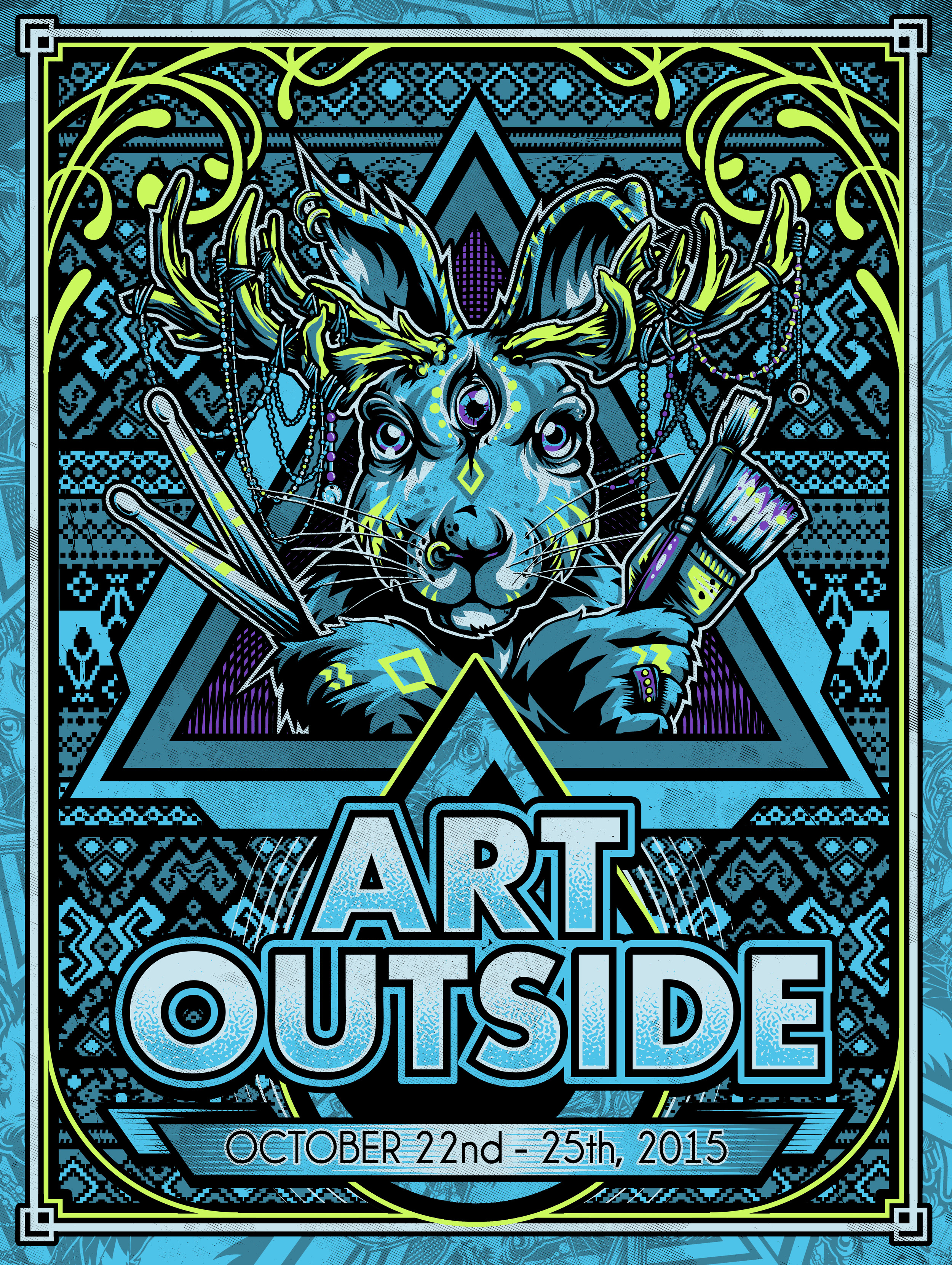 Art Outside Screenprint