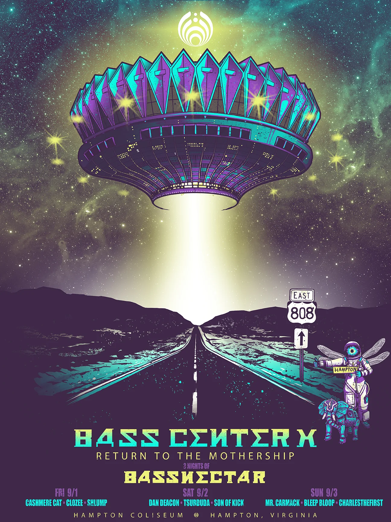 Basscenter X - Official Screenprint