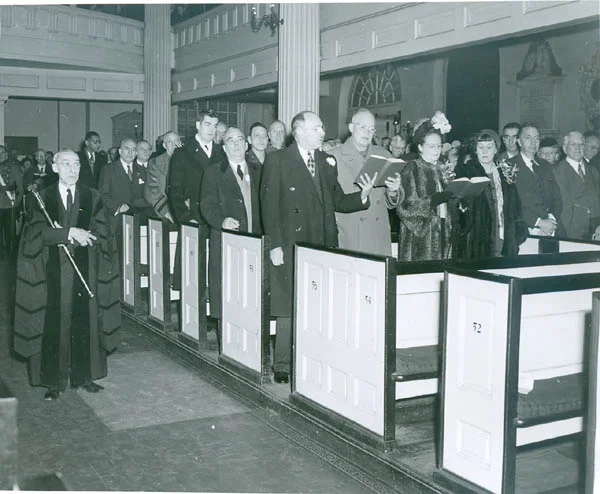 1948 - General Eisenhower at Christ Church