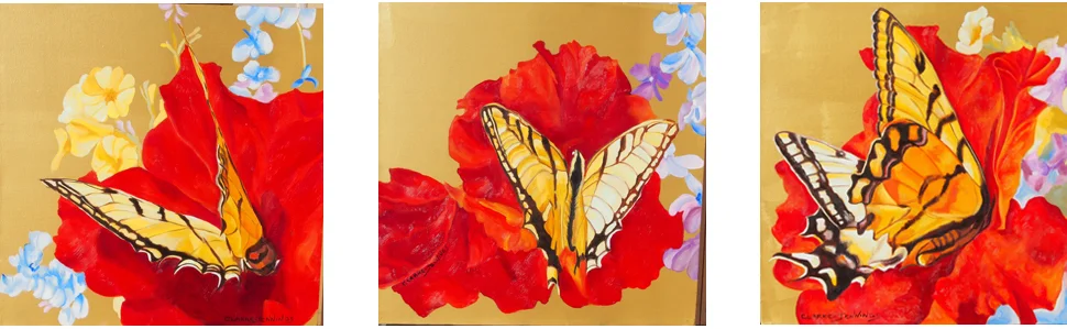 Kaleidoscope of Monarch Butterflies (1, 2 & 3)