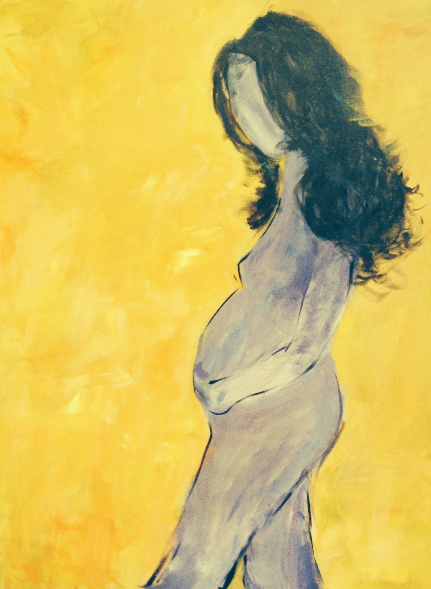 <b>THE POWER WITHIN ME</b> </br>36 x 42, Acrylic on Canvas </br>SOLD