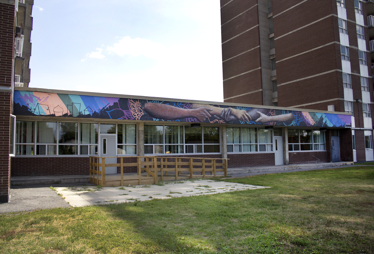 Mural for the Bellevue Community Centre