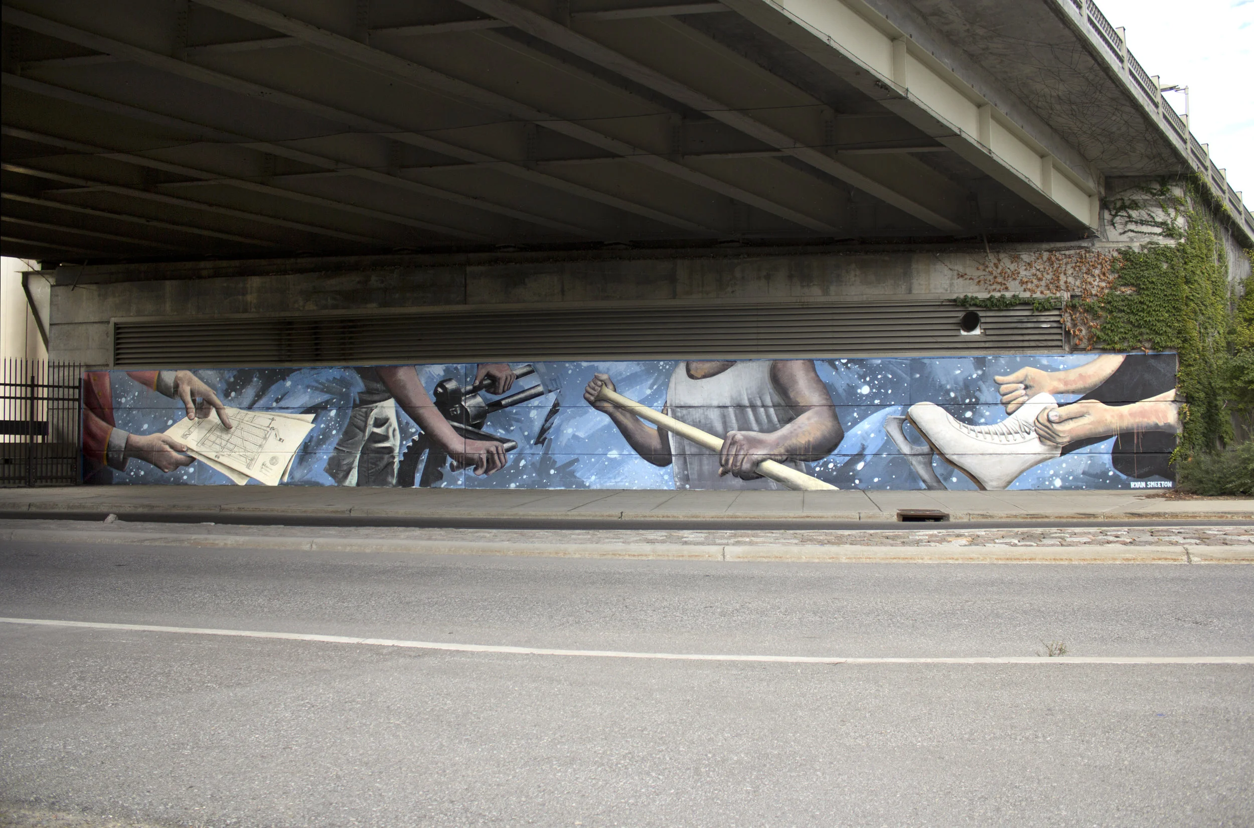 Mural for the City of Ottawa Underpass Program