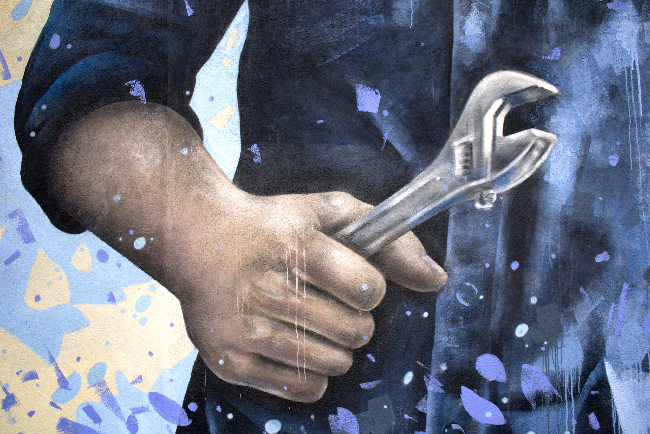 Mural for the Wellington West BIA (detail)