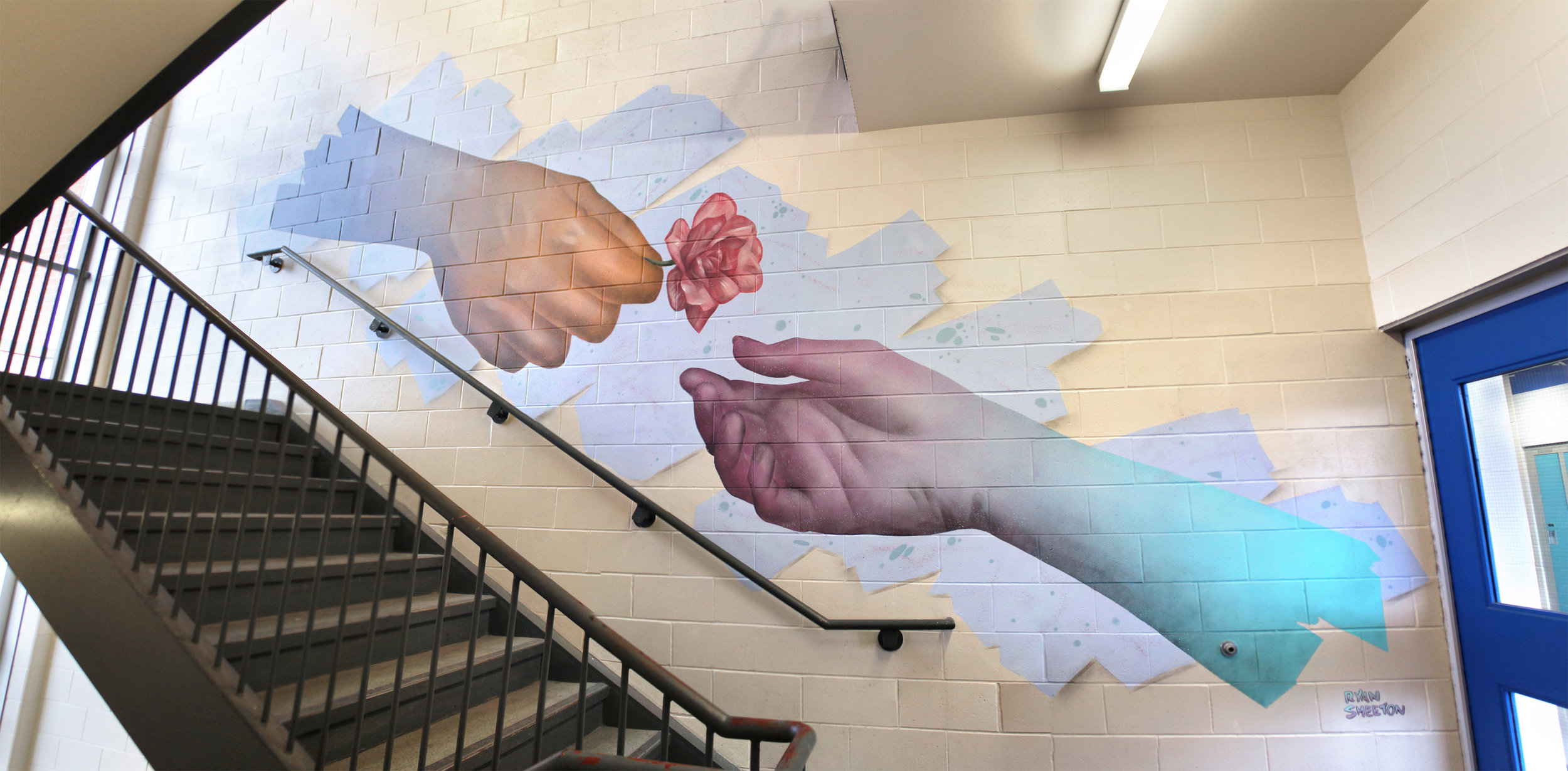 Mural for St. Peter High School
