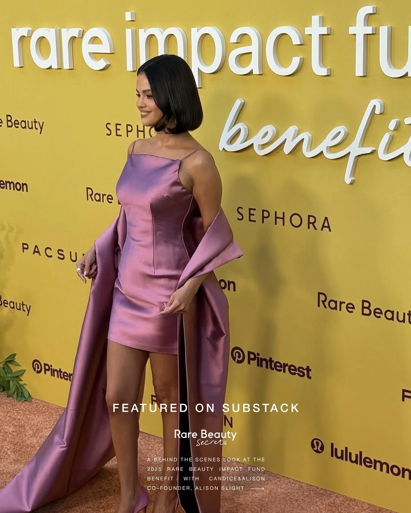 Featured on @rarebeauty&rsquo;s Substack, an exclusive behind-the-scenes of the creative journey through the Rare Impact Fund Benefit with our very own Co-Founder, Alison Slight.

It starts with the first spark of inspiration a year in advance, think