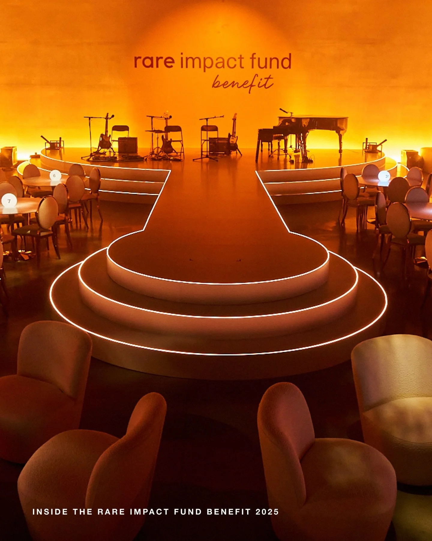 A sunset soir&eacute;e for another year of the Rare Impact Fund Benefit @rarebeauty.

NYA West Studios came alive with curated brand activations from @Beis, @Lululemon, @PacSun, and others, creating a warm and inspiring space.

Client: Rare Beauty
Pr