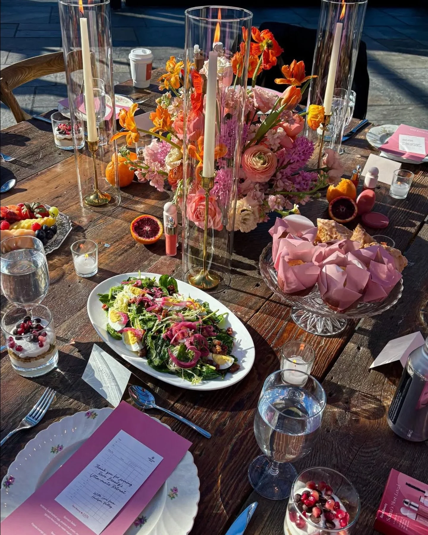 A 3 day escape from the city for the launch of @rarebeauty in @ultabeauty.

This year&rsquo;s getaway was a world away at Cedar Lakes Estate. An ice rink under winter skies, dinner inside a glowing glass house, branded coffee sleeves in hand, a custo