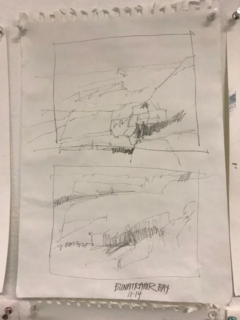 First study of the rocks..