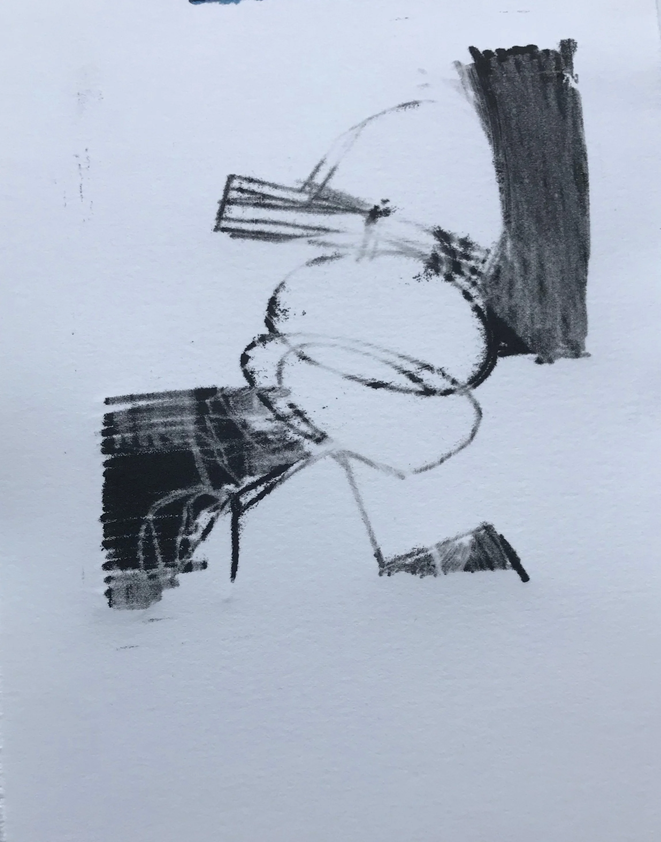 Did a series of transfer drawings