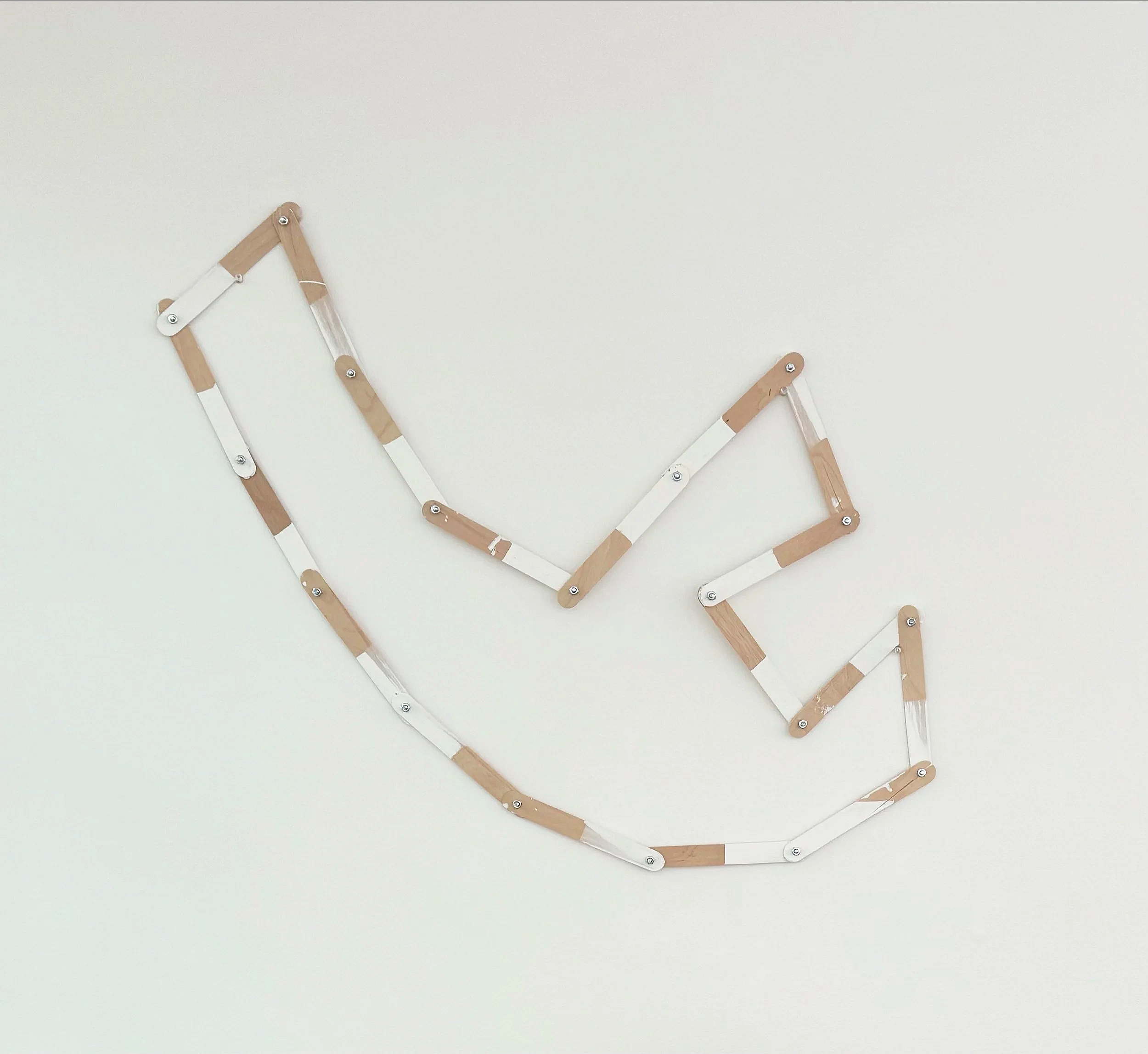 Nesting 
1 / paint sticks, house paint. screws & bolts / 
30 x 36 x 1 inches
