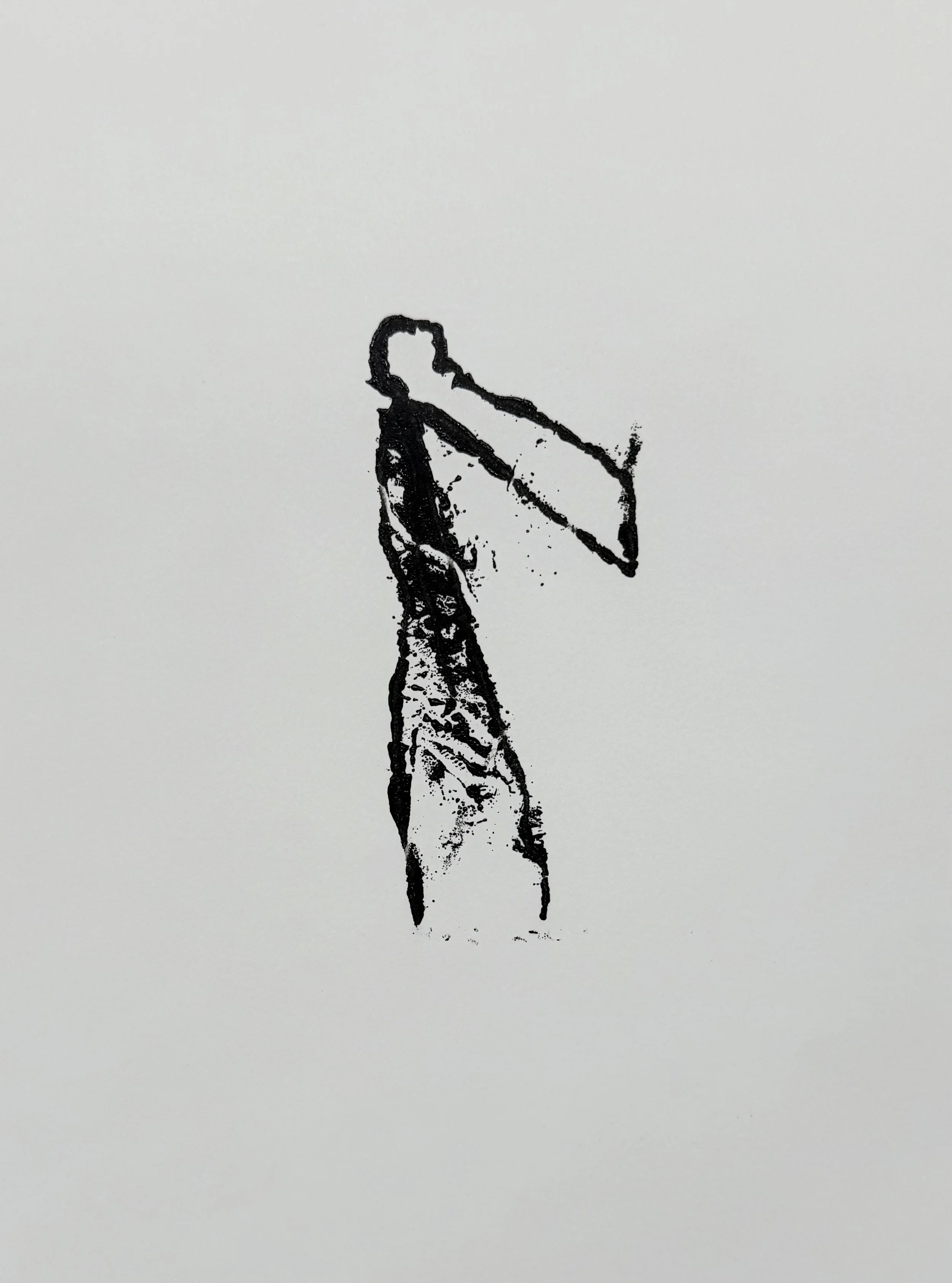 Burren 25 / dry transfer on paper/ 8 x 6 paper size

